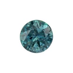 Sapphire Round 0.79 carat Blue Green Photo