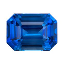 Sapphire Emerald 4.05 carat Blue Photo