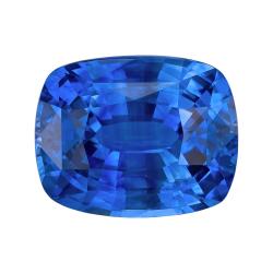 Sapphire Cushion 3.06 carat Blue Photo