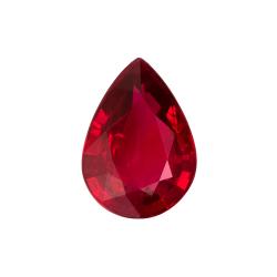 Ruby Pear 0.80 carat Red Photo