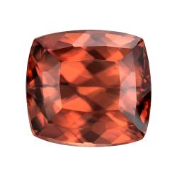 Zircon Cushion 5.59 carat Brown Photo