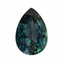 Sapphire Pear 2.17 carat Blue Green Photo