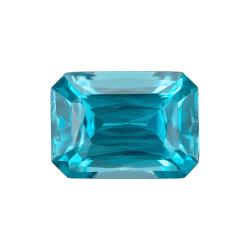 Zircon Emerald 1.80 carat Blue Photo