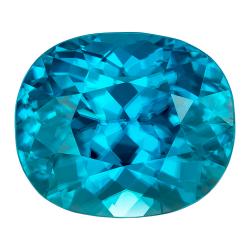 Zircon Cushion 8.49 carat Blue Photo