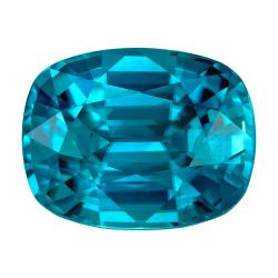 Zircon Cushion 6.05 carat Blue Photo