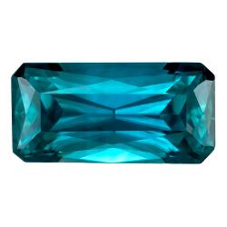 Zircon Emerald 5.27 carat Blue Photo