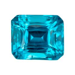 Zircon Emerald 4.90 carat Blue Photo