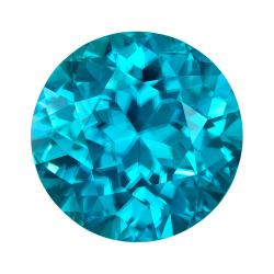 Zircon Round 6.21 carat Blue Photo