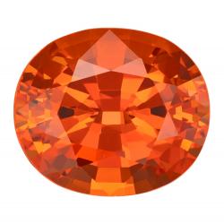 Garnet Oval 6.42 carat Orange Photo