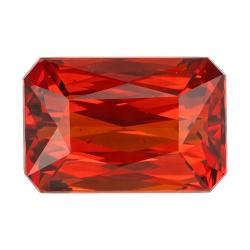 Garnet Radiant 5.46 carat Orange Photo