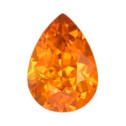 Garnet Pear 3.03 carat Orange Photo