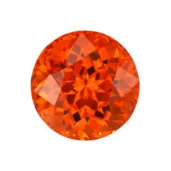 Garnet Round 3.10 carat Orange Photo