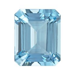 Aquamarine Emerald 2.96 carat Blue Photo