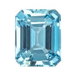 Aquamarine Emerald 2.71 carat Blue Photo