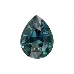 Sapphire Pear 1.23 carat Blue Green Photo