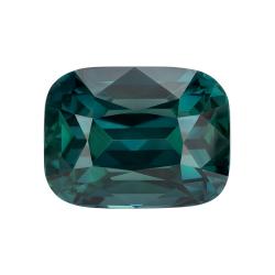 Sapphire Cushion 3.09 carat Blue Green Photo