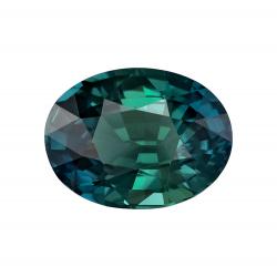 Sapphire Oval 2.01 carat Blue Green Photo