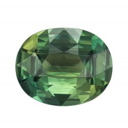 Sapphire Oval 2.80 carat Green Photo