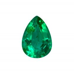 Emerald Pear 0.77 carat Green Photo