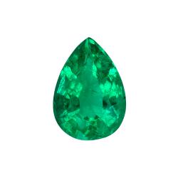 Emerald Pear 0.65 carat Green Photo