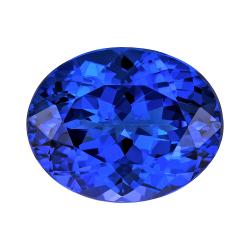 Tanzanite Oval 3.32 carat Blue Purple Photo