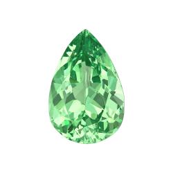 Garnet Pear 1.27 carat Green Photo