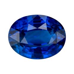 Sapphire Oval 4.01 carat Blue Photo