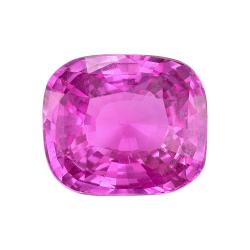 Sapphire Cushion 2.54 carat Pink Photo