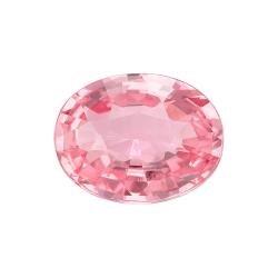 Sapphire Oval 1.18 carat Pink Orange Photo