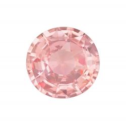 Sapphire Round 1.57 carat Pink Orange Photo