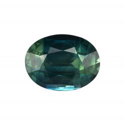 Sapphire Oval 1.35 carat Blue Green Photo