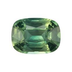 Sapphire Cushion 2.04 carat Green Photo