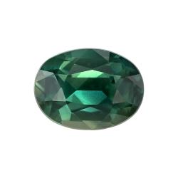 Sapphire Oval 1.58 carat Green Photo