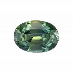 Sapphire Oval 1.45 carat Blue Green Photo