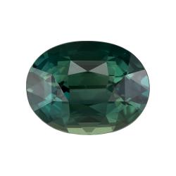 Sapphire Oval 2.51 carat Blue Green Photo