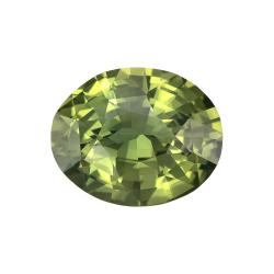 Sapphire Oval 1.46 carat Green Photo