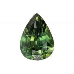 Sapphire Pear 1.57 carat Green Photo