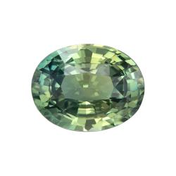 Sapphire Oval 2.05 carat Green Photo