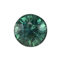 Sapphire Round 1.38 carat Blue Green Photo