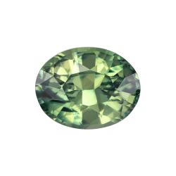 Sapphire Oval 1.52 carat Green Photo