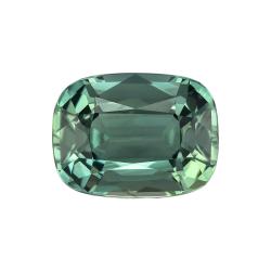 Sapphire Cushion 1.61 carat Blue Green Photo