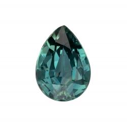 Sapphire Pear 1.02 carat Blue Green Photo