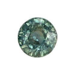 Sapphire Round 1.56 carat Blue Green Photo