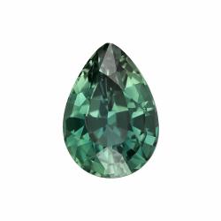 Sapphire Pear 1.20 carat Blue Green Photo
