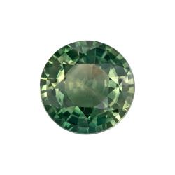 Sapphire Round 1.19 carat Green Photo