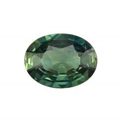Sapphire Oval 1.04 carat Green Photo