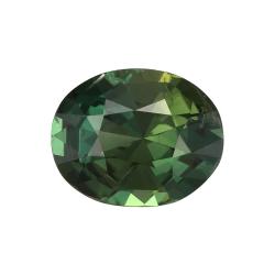 Sapphire Oval 1.54 carat Green Photo