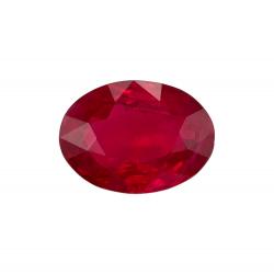 Ruby Oval 1.00 carat Red Photo