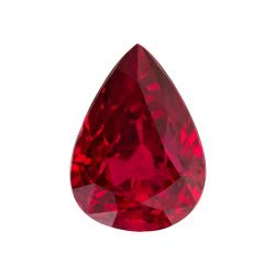Ruby Pear 2.02 carat Red Photo