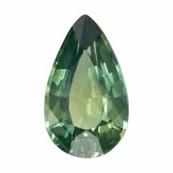 Sapphire Pear 2.04 carat Green Photo